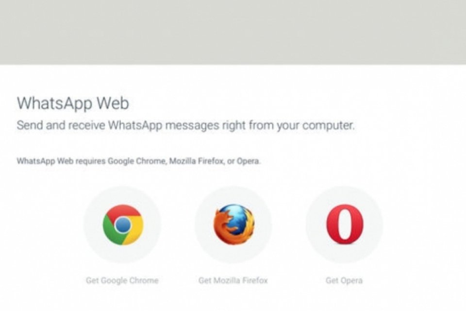 WhatsApp ganha suporte para navegadores Firefox e Opera