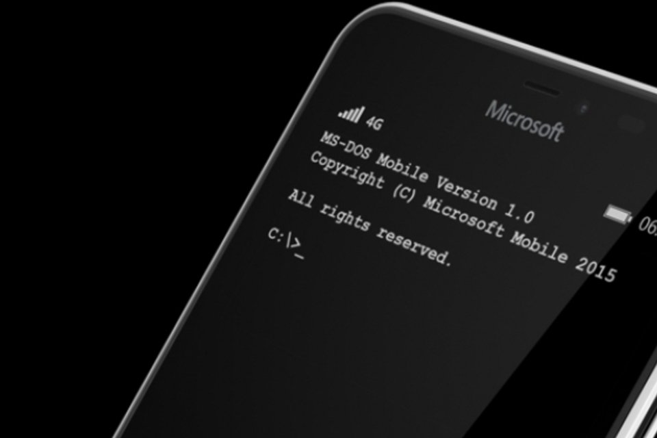 MS-DOS ganha versão mobile