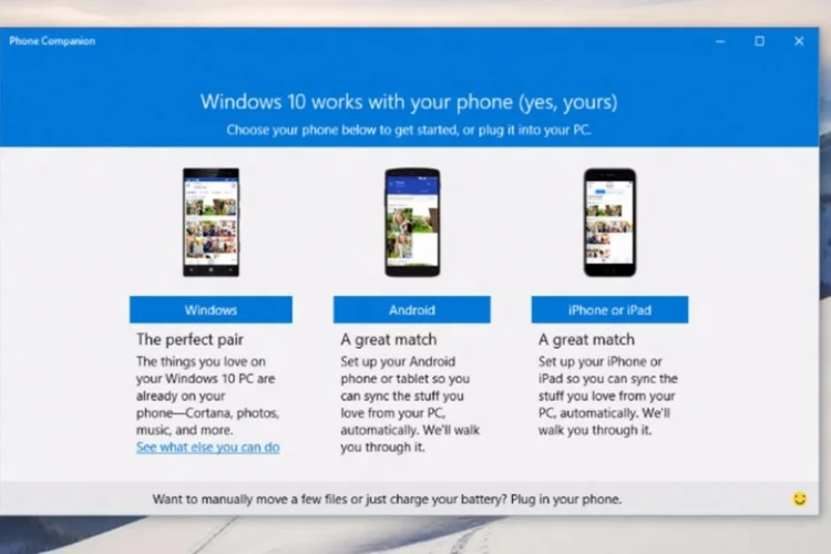 Phone Companion (Divulgação/Microsoft)