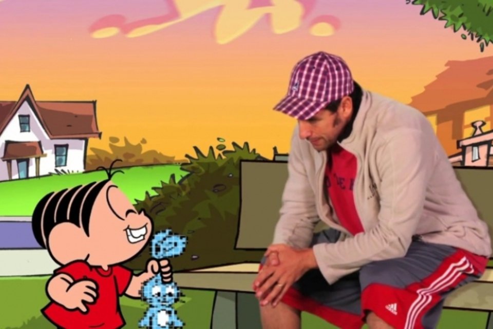 Adam Sandler ajuda Mônica a fugir do Pac-Man em novo vídeo de Pixels