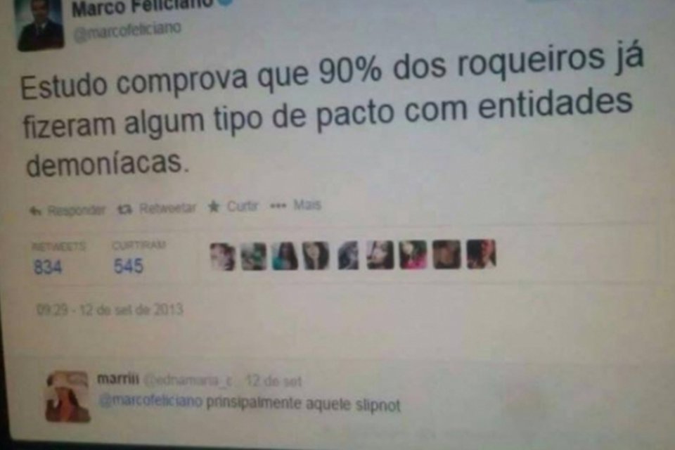Alvo de montagem na internet, Marco Feliciano diz ter notificado a PF