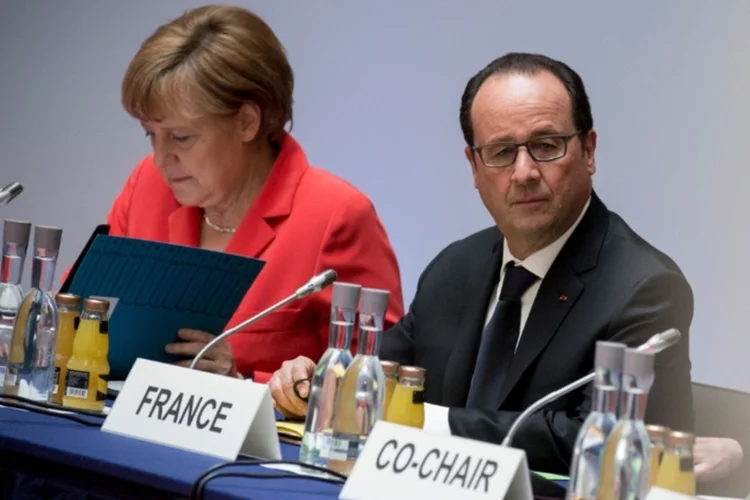 Merkel e Hollande / Alemanha e França (Axel Schmidt / Getty Images)
