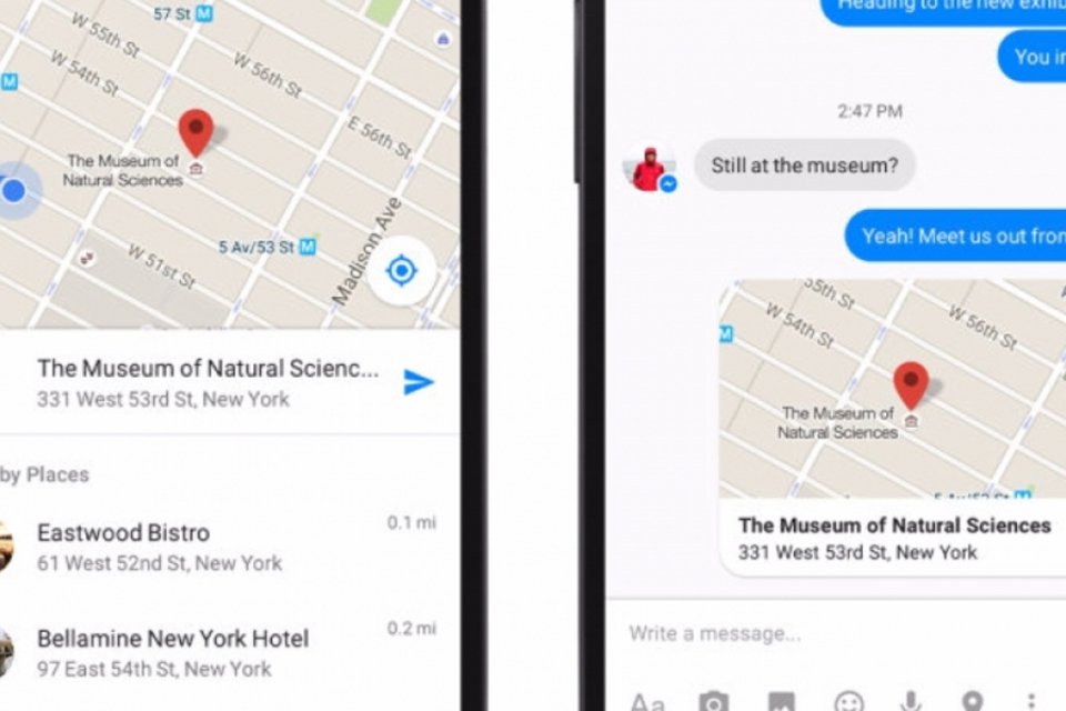 Agora é possível enviar sua localização para um amigo pelo Facebook Messenger
