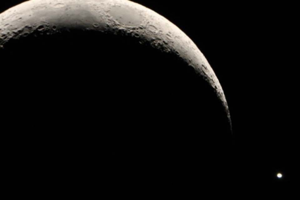 Veja 6 imagens da ocultação de Vênus pela Lua