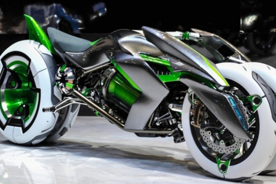 6 fotos da motocicleta futurista da Kawasaki