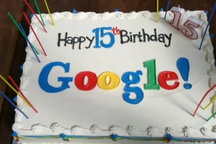 15 anos do Google  (Reprodução)