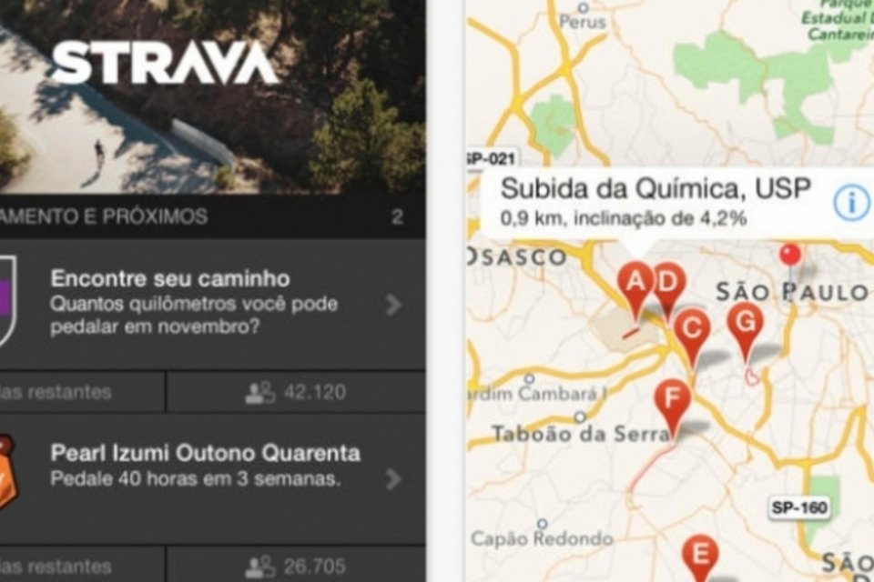 Strava alcança 50 milhões de atletas e 3 bilhões de uploads de atividades