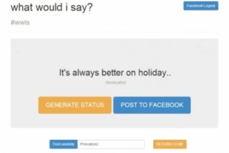 What Would I Say? (Reprodução)
