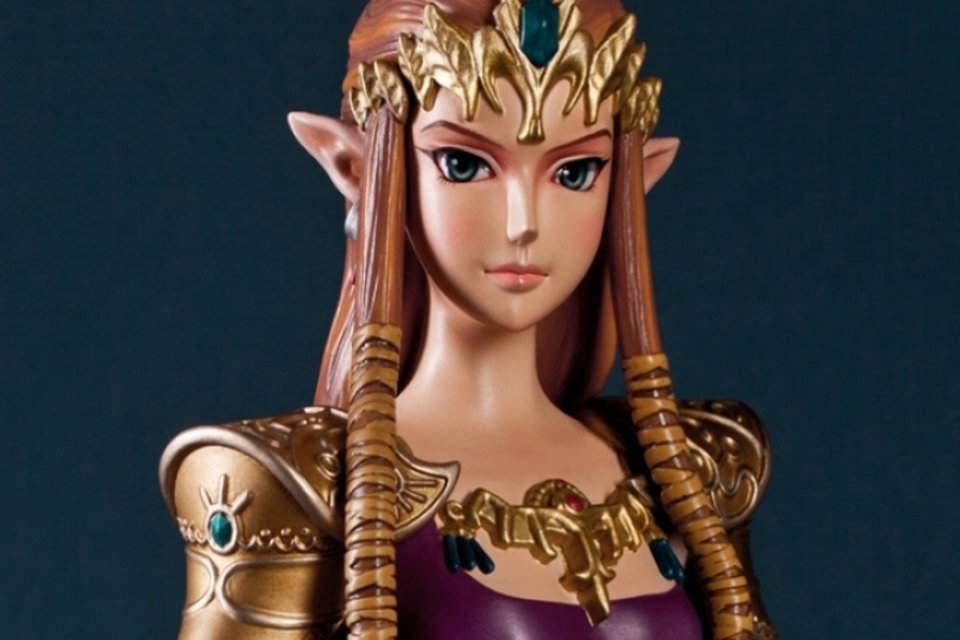 Nova estatueta de luxo da Princesa Zelda vale uma Triforce