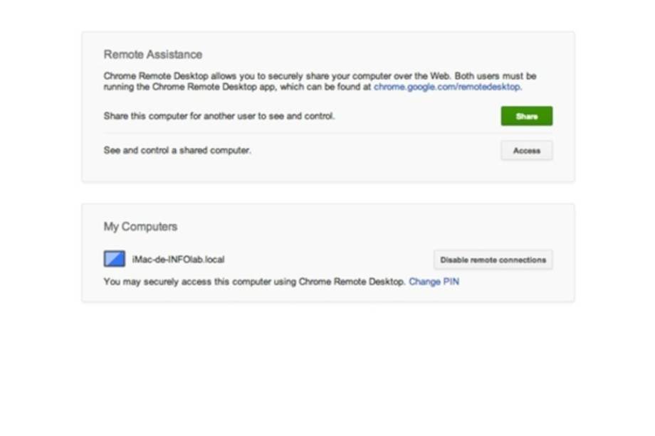 Chrome Remote Desktop