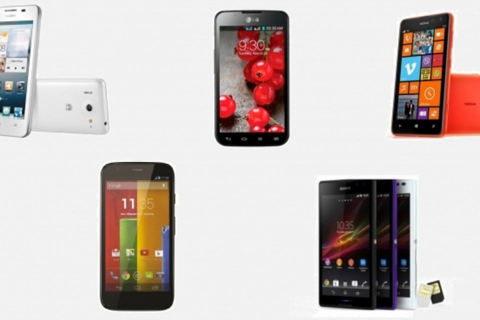 5 smartphones testados pelo INFOlab que custam menos de R$ 1 mil
