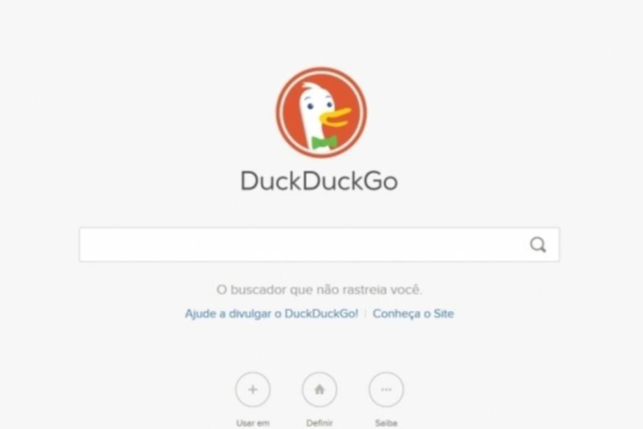 Pesquise com o DuckDuckGo