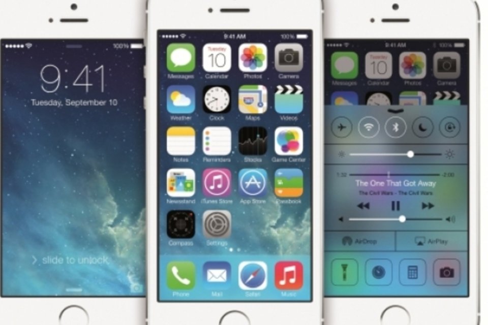 iOS 7: o ícone do aplicativo Relógio agora mostra em tempo real - Relógio