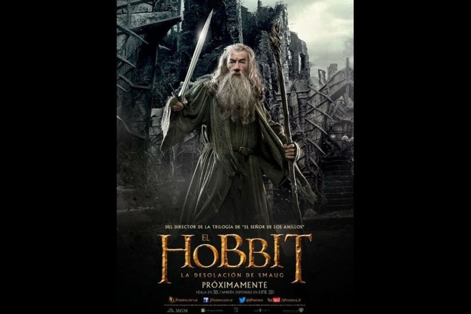 5 novos pôsteres de O Hobbit: A Desolação de Smaug