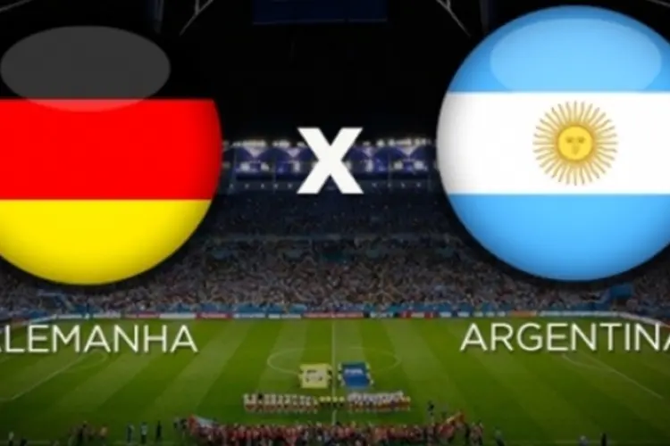 Alemanha x Argentina (Reprodução/Facebook Maracanã)