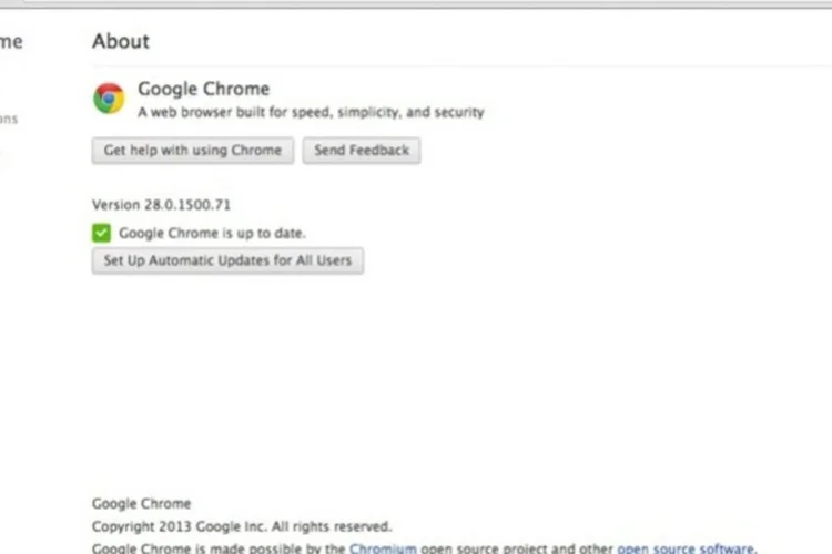 Chrome 28 (Reprodução)