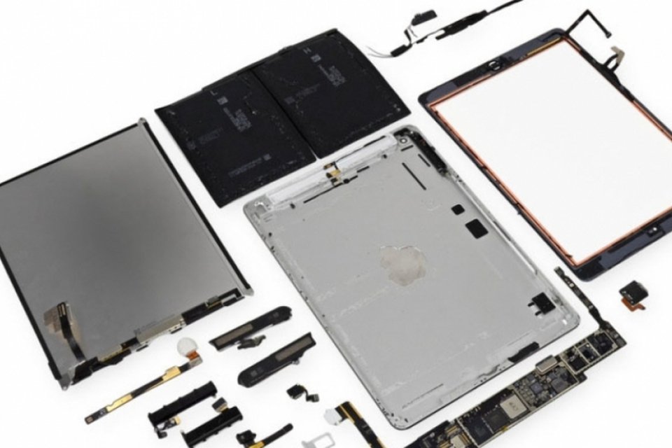 Veja o iPad Air por dentro