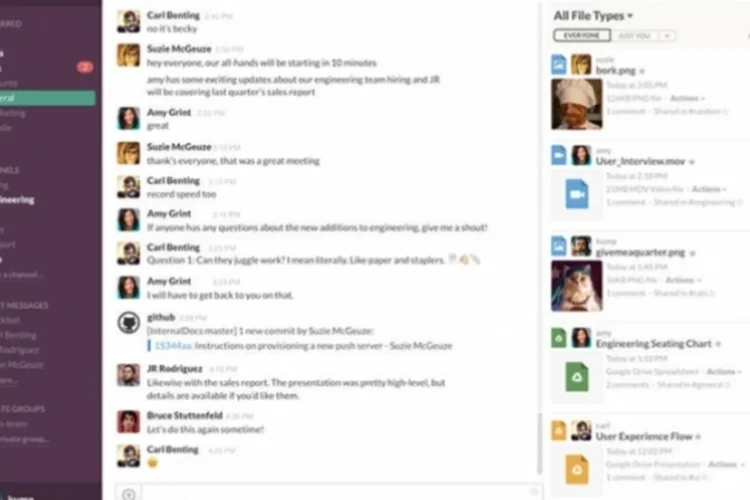 Slack: criada em 2013, startup já recebeu aportes de US$ 540 milhões (Divulgação/Divulgação)