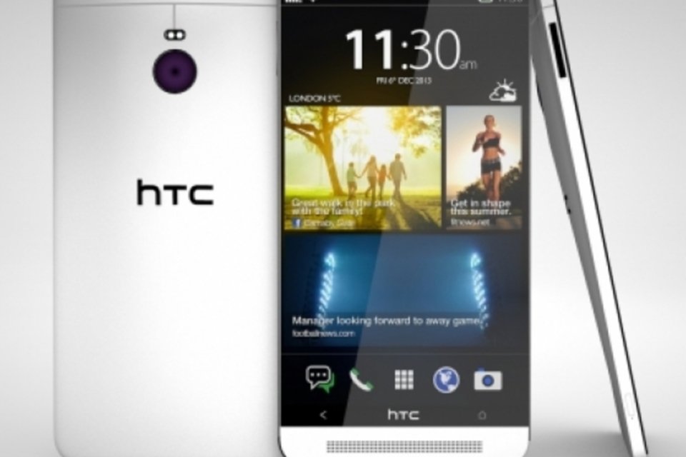Na mão: HTC One M8