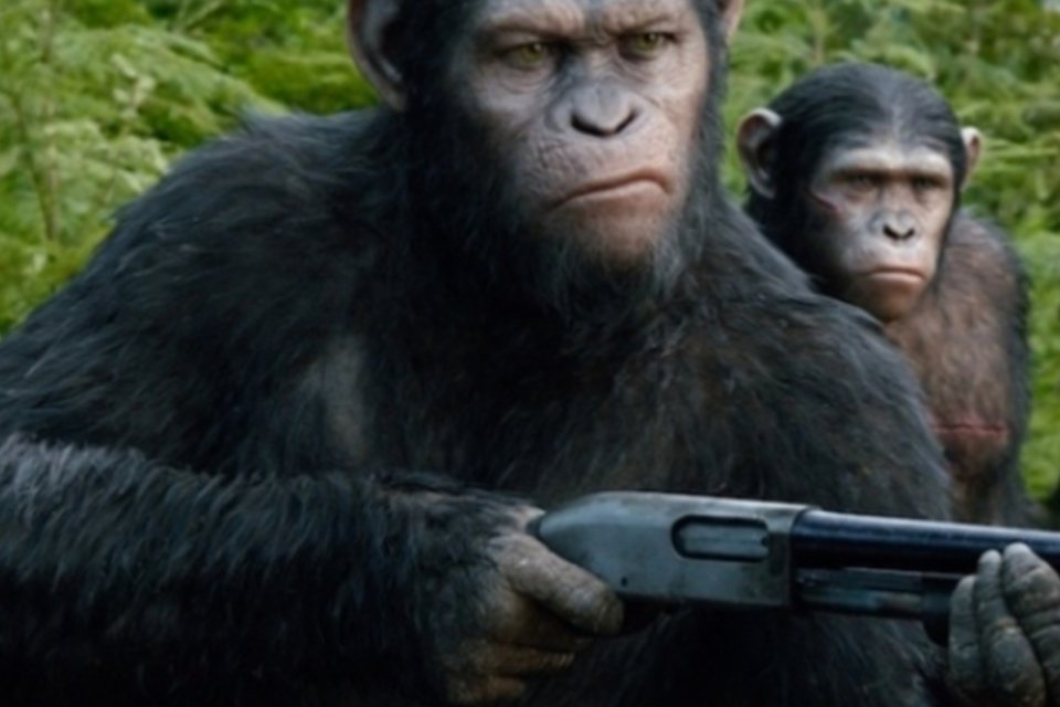 César não está para brincadeira em novas imagens de 'Planeta dos Macacos 2'