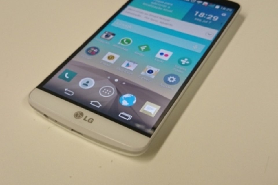 Na mão: smartphone LG G3, o gadget mais poderoso da LG