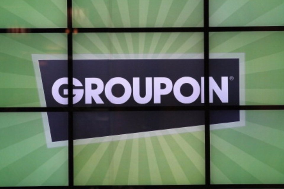 
	Groupon: nesta quarta-feira, a a&ccedil;&atilde;o caiu 30 por cento, para 2,79 d&oacute;lares
 (Getty Images)