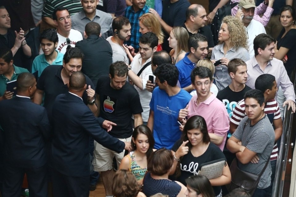 Veja 10 imagens da inauguração da Apple Store no Rio de Janeiro