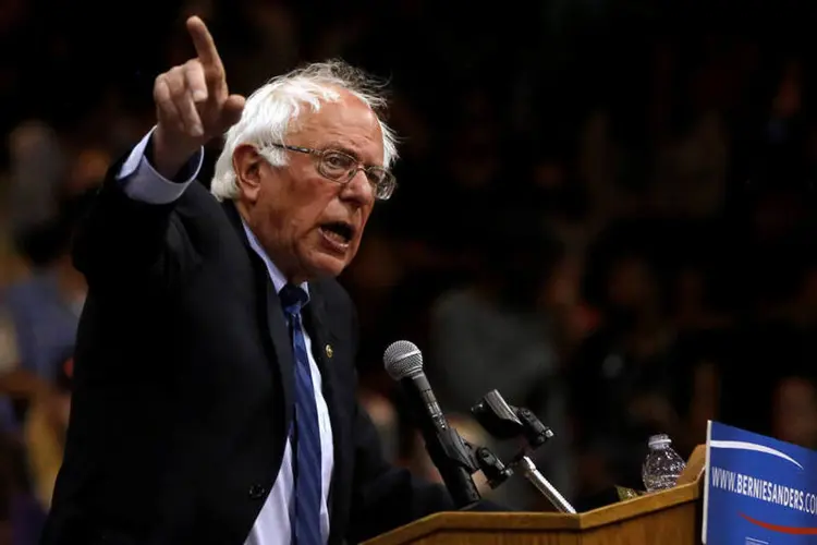 
	Bernie Sanders, pr&eacute;-candidato democrata, venceu as pr&eacute;vias na Virg&iacute;nia Ocidental, uma conquista j&aacute; esperada.
 (Reuters/Jim Urquhart)