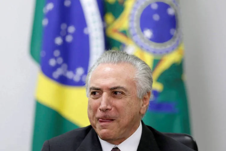 
	Presidente interino Michel Temer: postura contrasta com a da presidente afastada
 (Reuters/Ueslei Marcelino)