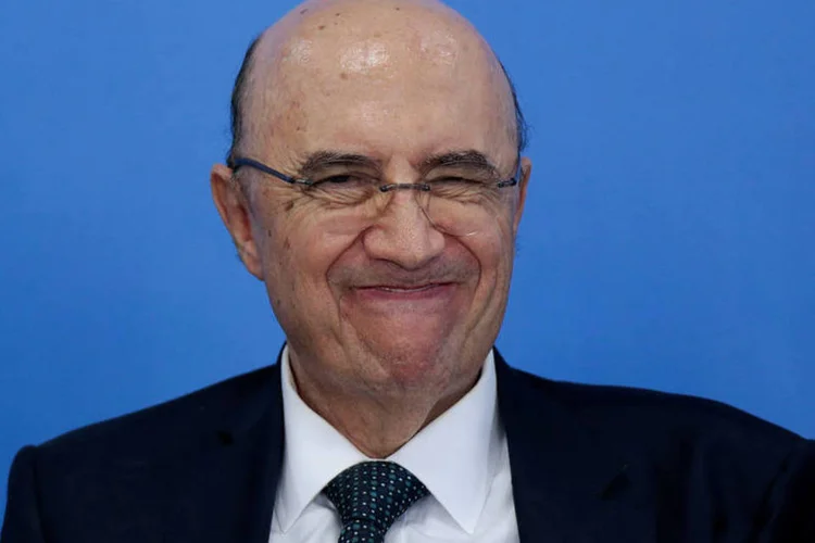 
	Meirelles: segundo o ministro, ao voltar para o governo, se desligou do grupo antes de chegar a Bras&iacute;lia
 (Reuters/Ueslei Marcelino)