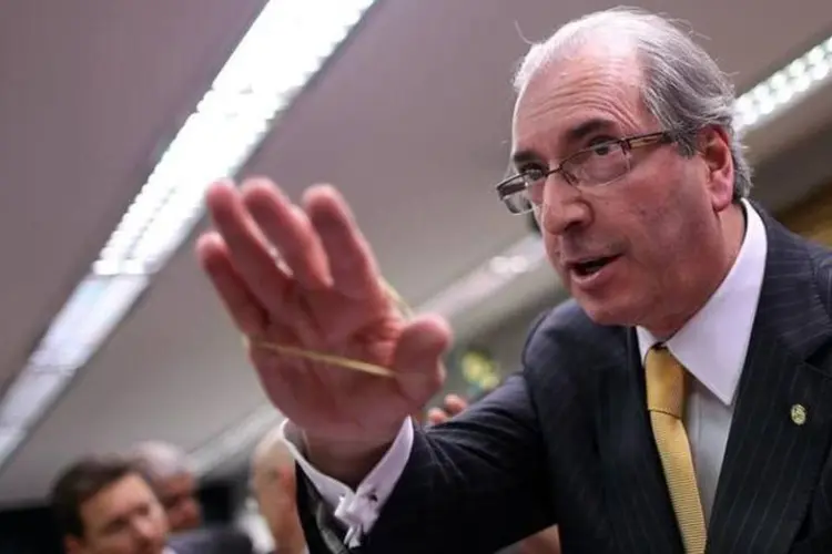 Deputado Eduardo Cunha durante sessão da CCJ da Câmara, em Brasília (REUTERS/Adriano Machado)