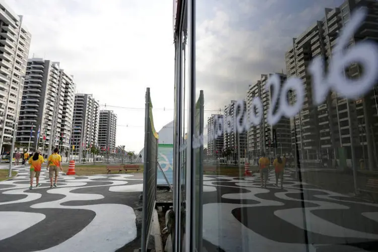 
	Olimp&iacute;ada: Os organizadores ainda terminam detalhes, desde o local do v&ocirc;lei de praia at&eacute; uma nova linha de metr&ocirc;
 (Reuters/Ricardo Moraes)