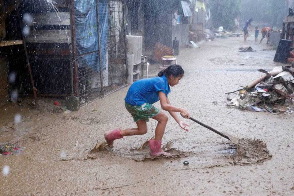 Inundações deixam desabrigados e 5 mortos nas Filipinas