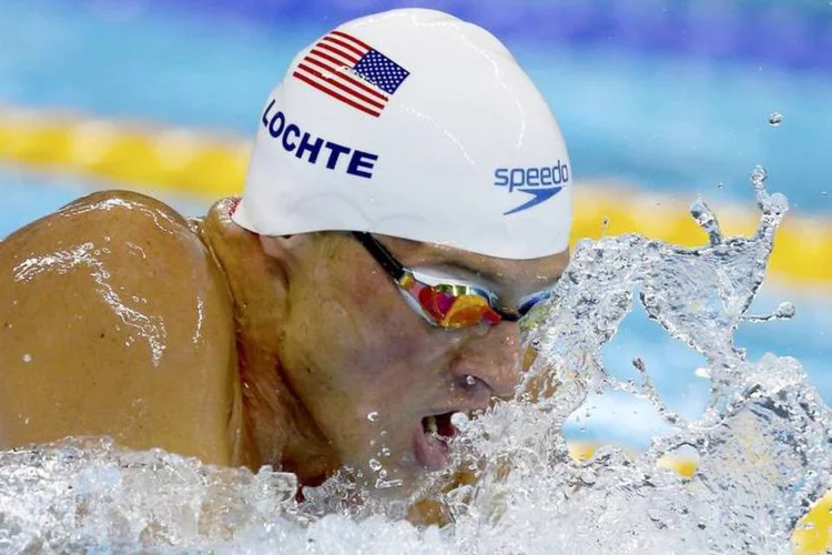 
	Ryan Lochte: ele perdeu seus quatro principais patrocinadores na segunda-feira, incluindo a Speedo USA e a Ralph Lauren
 (REUTERS/Michael Dalder)