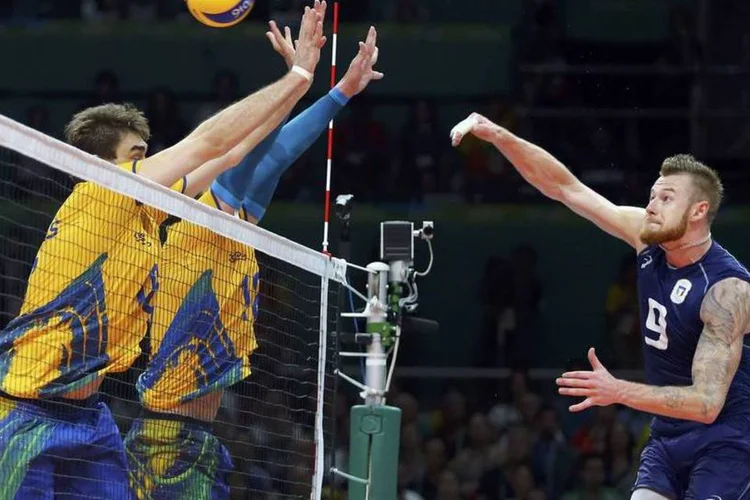 Final do vôlei masculino entre Brasil e Itália: ingressos na bilheteria custavam R$ 1.200 (REUTERS/Dominic Ebenbichler)