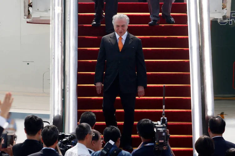 
	Michel Temer: &quot;pequeno embara&ccedil;o&quot; de manter direitos pol&iacute;ticos de Dilma n&atilde;o vai afetar governo, diz presidente
 (REUTERS/Aly Song)