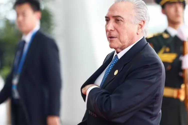 
	Michel Temer: questionado se essa posi&ccedil;&atilde;o poderia mudar se a desvincula&ccedil;&atilde;o ocorresse, o ministro interrompeu: &quot;N&atilde;o existe &#39;se...&#39;&quot;, declarou
 (REUTERS/Rolex dela Pena)