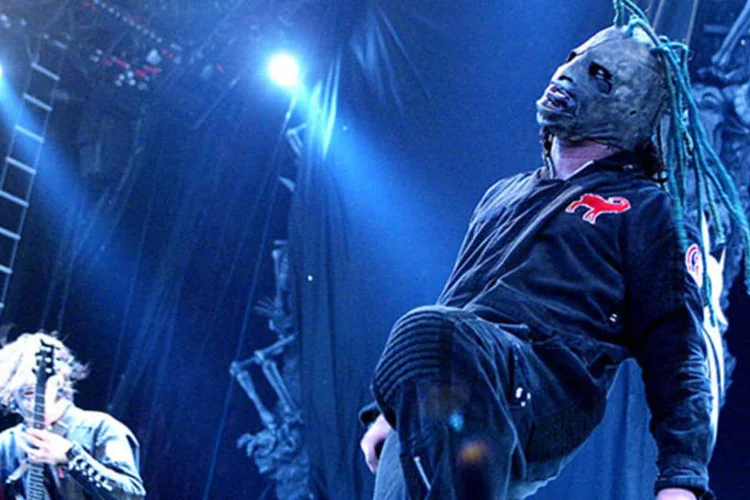 
	Apresenta&ccedil;&atilde;o do Slipknot: sua primeira apresenta&ccedil;&atilde;o no pa&iacute;s foi em 2005, no Anhembi
 (Scott Gries/ImageDirect)