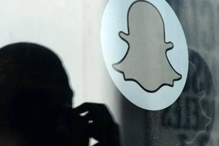 Snapchat: Snap busca precificar 200 milhões de ações na noite de quarta-feira em uma faixa de 14 a 16 dólares por ação (Kevork Djamsezian/AFP)