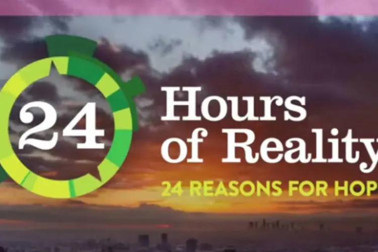 24 Hours of Reality: transmissão começará às 12h, horário de Nova York, nos EUA (Reprodução/YouTube/Climate Reality)
