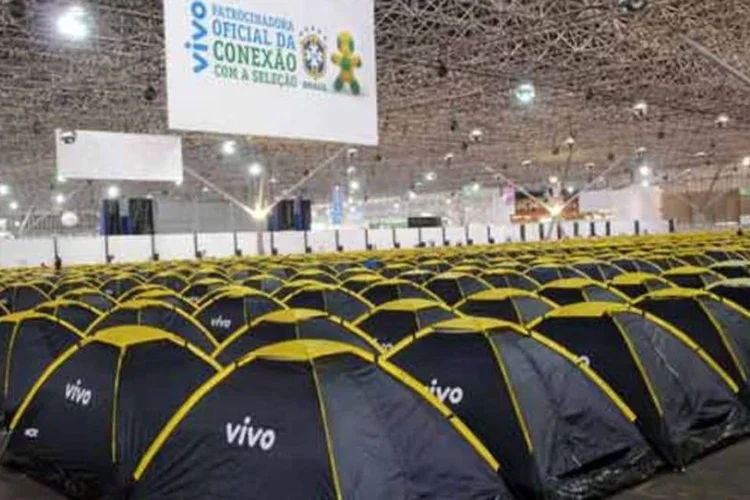 Barracas da Campus Party Brasil 2014 (Divulgação/Della Rocca)