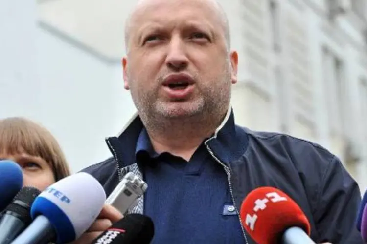 
	O presidente da Ucr&acirc;nia, Oleksandr Turchynov, disse que o pa&iacute;s vai lan&ccedil;ar uma opera&ccedil;&atilde;o antiterrorismo em larga escala
 (AFP/Arquivos)