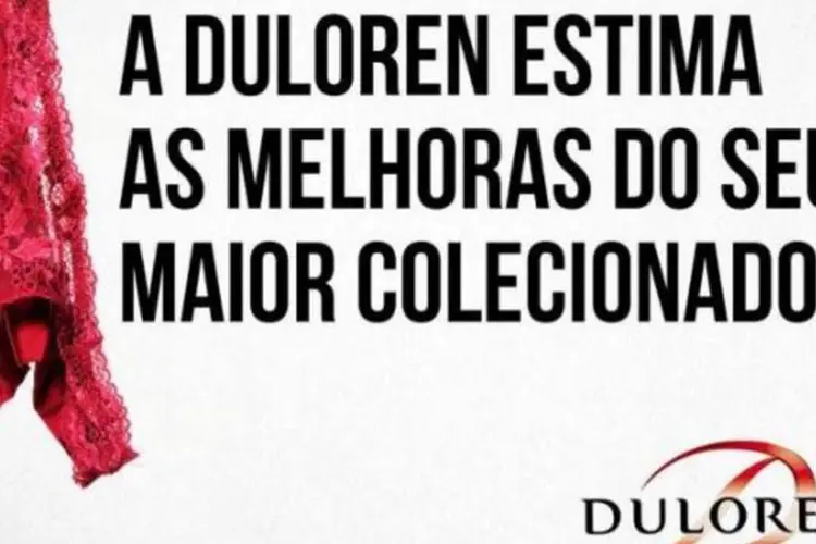 Duloren: marca lançou campanha em que deseja melhoras a Wando (Divulgação)