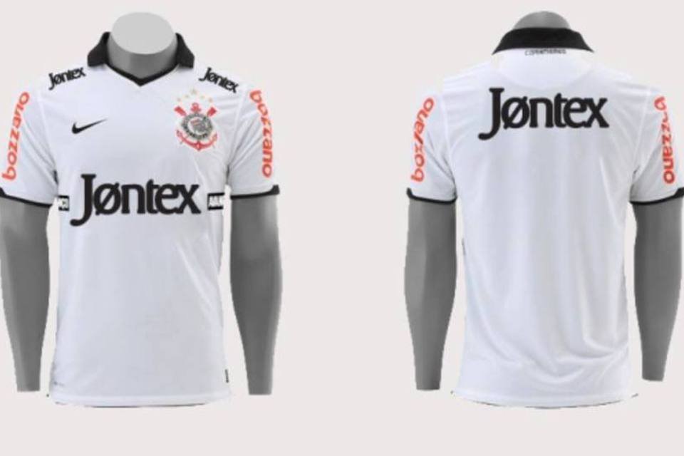 Jontex ganha destaque na camisa do Corinthians