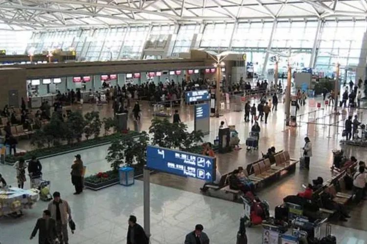 Aeroporto de Seul: Iata acredita que 2011 será outro ano difícil para o setor (Wikimedia Commons)