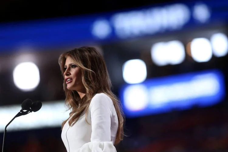 Melania Trump: Webster Tarpley repercutiu sem provas o boato de que a primeira-dama teria trabalhado como acompanhante nos anos 90 (Daniel Acker/Bloomberg)