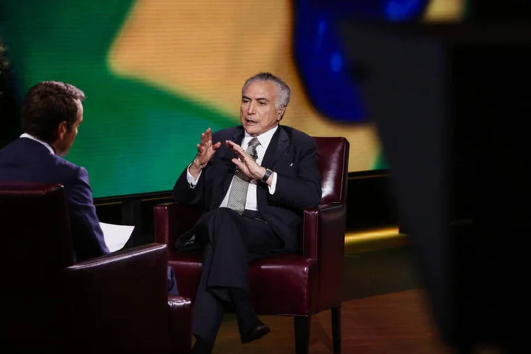 
	Michel Temer: &quot;estarei muito &agrave; vontade para enfrentar temas que aparentemente s&atilde;o impopulares, mas que logo ap&oacute;s a sua aprova&ccedil;&atilde;o, verificar-se-&aacute; a sua popularidade&rdquo;
 (Christopher Goodney/Bloomberg)