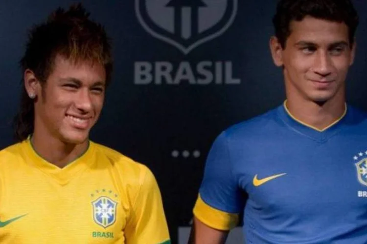 Nike: marca apresentou hoje novas camisas  da Seleção Brasileira de futebol e dos times Santos, Internacional, Coritiba e Bahia (Divulgação/Nike)