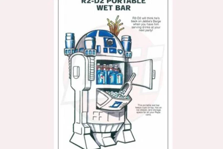 Frigobar R2D2, de Star Wars (Reprodução)