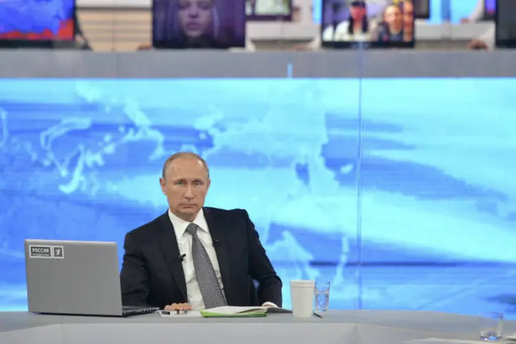 
	Putin afirmou que a R&uacute;ssia poderia ajudar a Gr&eacute;cia em troca de acordo sobre projeto de gasoduto
 (Reuters)